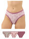 Βαμβακερά Γυναικεία Slip 3Pack Λιλά, Ροζ, Γκρι