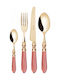 Casa Bugatti Aladdin Cutlery Set Stainless Red 16pcs