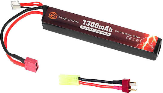 Μπαταρια Επαναφ.soft 11,1v 1300mah 20c-40c Peak 18x21x130mm + T.plug Adapter