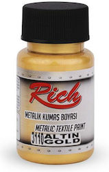 Rich 50ml Vopsea Metalică Pentru Material Textil Auriu Rich 50ml Vopsea Metalică Pentru Material Textil Auriu