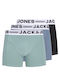 Trunks Slipuri pentru bărbați Mineral Blue, Blue Mirage, Black 3Pachet