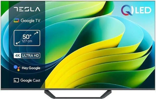 Tesla Smart Television 50" 4K UHD QLED Q50E655GUS HDR (2025)
