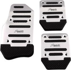 Alista Home Set de pedale Autoturism Universal Aluminiu Argintiu 3buc