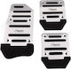 Alista Home Set de pedale Autoturism Universal Aluminiu Argintiu 3buc