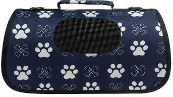 Geantă pentru transport câine / pisici Albastru M45xL28xA27cm.