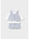 Costum pentru copii Vară 2buc Light Blue