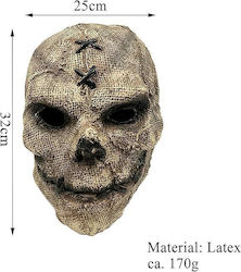 Nikcorp Gruselige Latex Maske Halloween Kostüm Realistischer Schädel