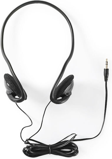 3.5mm Wired Headphones Powerful Bass Ultra-lightweight 1.10m Black
