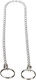 Fackelmann Kette Badewannenabdeckung Chrom 30cm