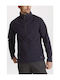 Men's Fleece Cardigan Dark Navy Blue