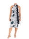 Pareo Blumen Hawaii 522043-32-Weiß