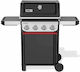 Weber Spirit E-415 Ψησταριά Υγραερίου Μαντεμένιας Σχάρας 61x45εκ. με 4 Εστίες 8.21kW