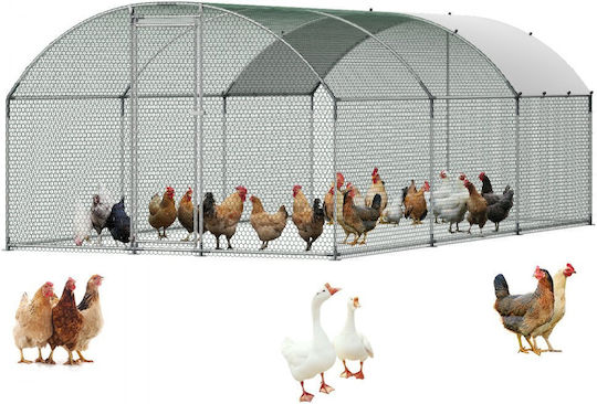 Vevor Metallic Poultry Coop L0.19 x W0.09 x H0.06m