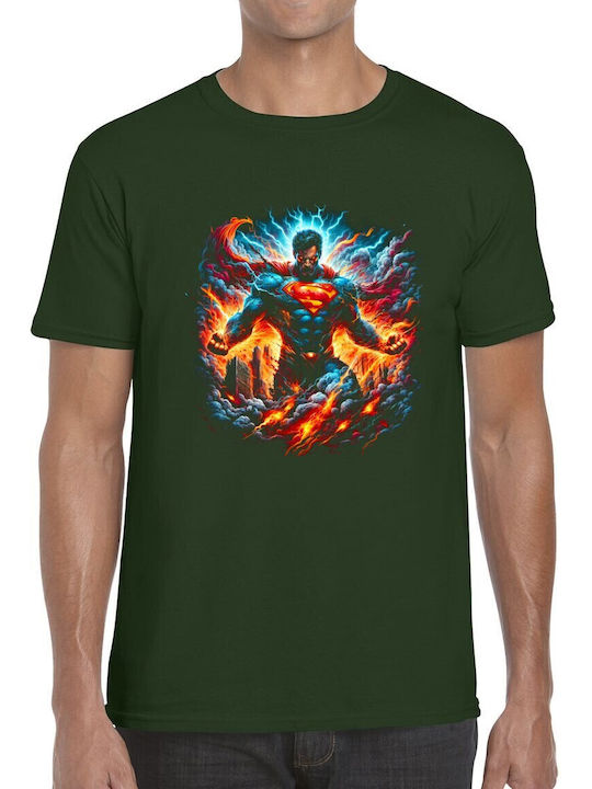 T-shirt Superman Elemental Fury Pop Culture For...