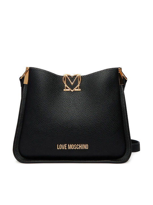 Moschino Γυναικεία Τσάντα Ώμου Μαύρη