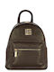 Leather Women's Bag Backpack Brown