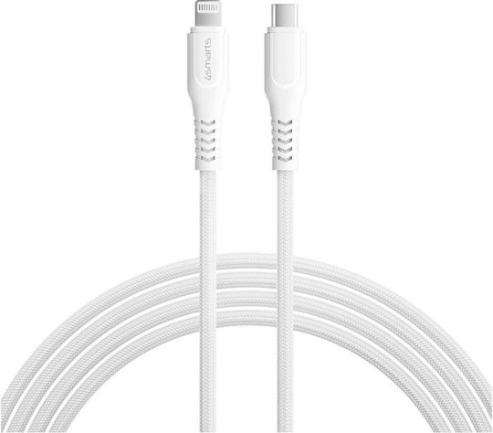 4Smarts USB-C zu Lightning Kabel 30W Weiß 1.5m (465592)