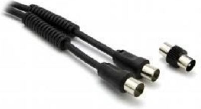 G&BL Cablu Antenă Coaxial de sex masculin - Coaxial de sex feminin Negru 9.5m