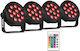 FuZZIX Bewegtes Licht Wash LED PAR RGB