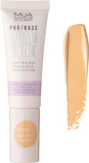 MUA Pro Base Fond de ten lichid Nw3.5 30ml