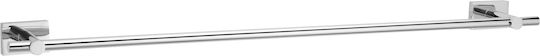 Bronze Art Single Wall-Mounted Bathroom Rail Silver