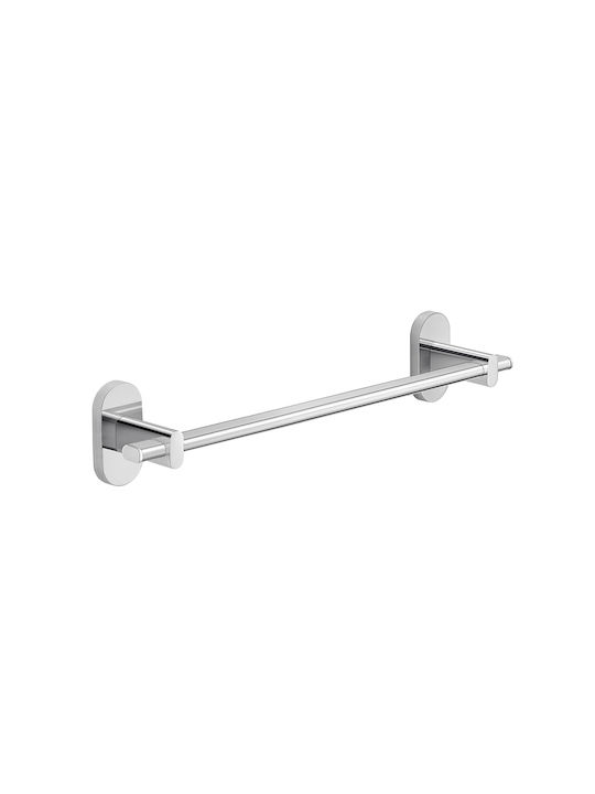 Gedy Ράγα Μπάνιου Μονή Επιτοίχια με Βίδες Inox Ασημί