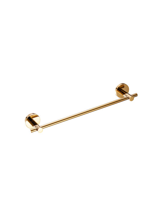 Piccadilly Schiene Badezimmer Einzel Wandmontage Schrauben Gold