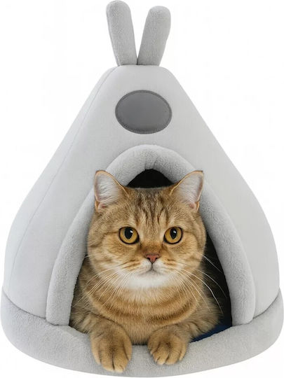 Dog Cat Bed Zola Soft Material Comfortable Cushion 45 X 45 X 42 Cm Gray