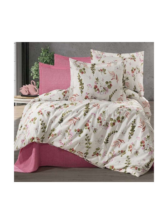 MayHome Pillowcase Set with Envelope Cover Floral 50x70cm.