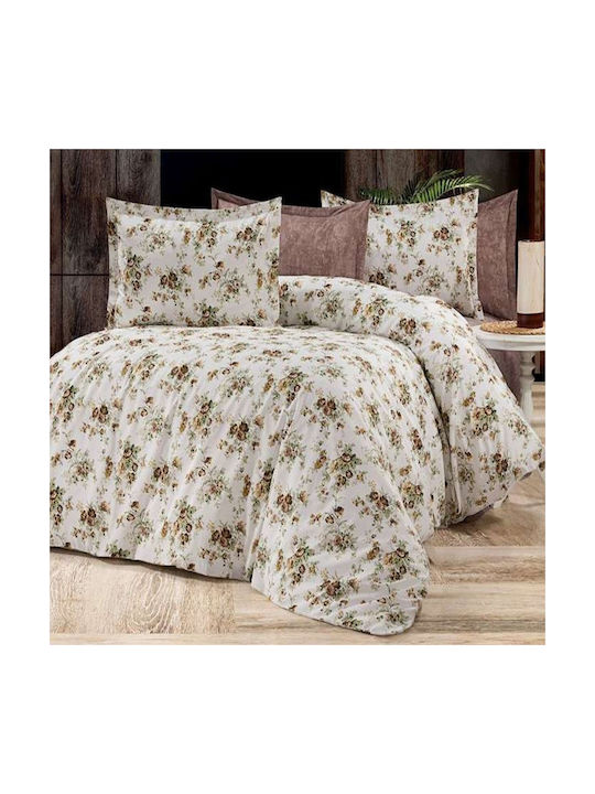 MayHome Pillowcase Set with Envelope Cover Floral 50x70cm.