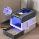 Cat Toilet Closed Black