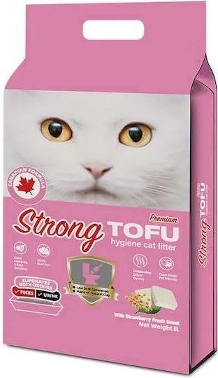 Tofu Άμμος Γάτας Tofu με Άρωμα Φράουλα 6lt