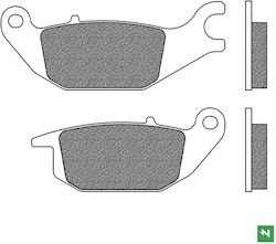 Tampoane Partea Din Spate Honda Cbr 125r 04'-10' Xlv 125 Varadero 01'-12' Supra-x 125i Newfren Fd0331bt1 Tampoane Partea Din Spate Honda Cbr 125r 04'-10' Xlv 125 Varadero 01'-12' Supra-x 125i Newfren Fd0331bt1