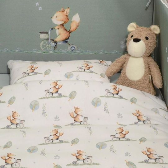 Baby Oliver Бебешка Долна Калъфка Бежов 100x140см.