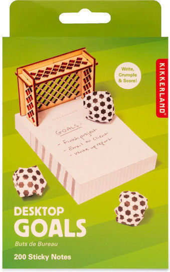 Set 2 Bucăți Blocnotes Post-it Goluri De Fotbal Kikkerland