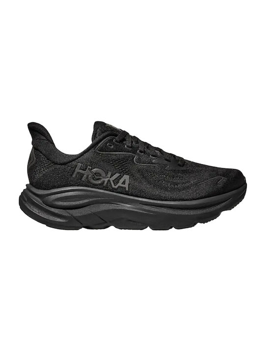 HOKA Clifton 10 Wide Sport Shoes Running Black