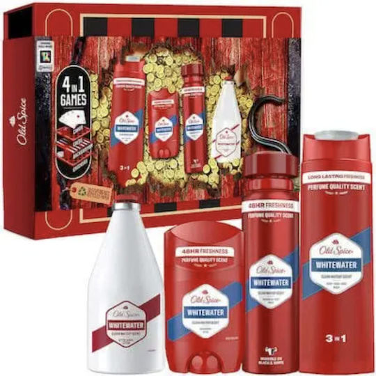 Old Spice Whitewater Σετ Περιποίησης για Καθαρισμό Σώματος 4τμχ