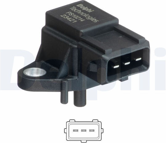 Delphi Turbo Boost Drucksensor Ps10214
