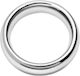 Small Metal Penis Ring Silver