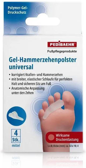 Pedibaehr Hammer Toe Gel Patches Medium 4pcs