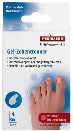 Pedibaehr Διαχωριστικά από Σιλικόνη για τους Κάλους Small 4τμχ