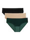 Γυναικεία Slip 3Pack χωρίς Ραφές Multicolour
