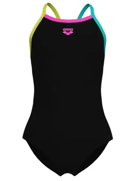 Arena Kids Swimwear One-Piece Blue, Lime, Fuchsia