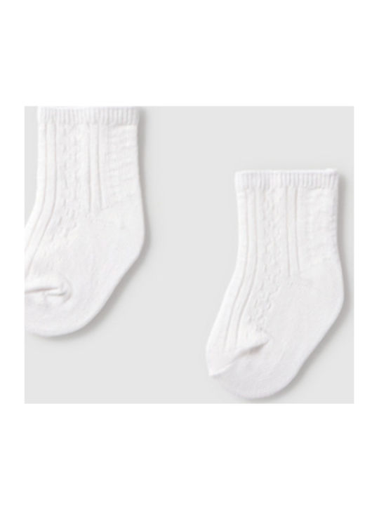 Mayoral Kids' Socks White 2 Pairs