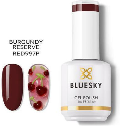 Bluesky Uv Color Semi-Permanent Nail Polish Burgundy 15ml 15ml 1pcs
