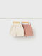 Kids' Shorts/Bermudas Fabric Beige 2pcs