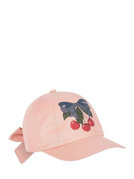Konges Slojd Kids' Hat Jockey Fabric Pink