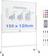 Costway Magnetic Tablă marker Tablă de seminar cu un trepied