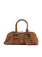 Leather Women's Bag Shoulder Tabac Brown