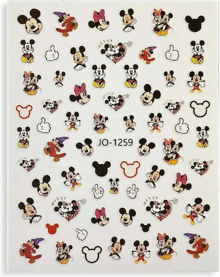 Joyful Nail Stickers Mickey & Minnie Decorative Nail Stickers Jo-1259